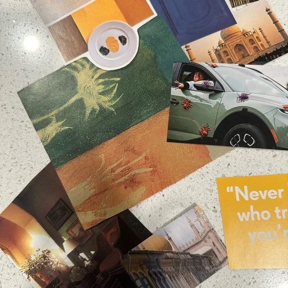 Junk Journal Kit - green&yellow eclectic oddities aesthetic - Picture 2 of 12